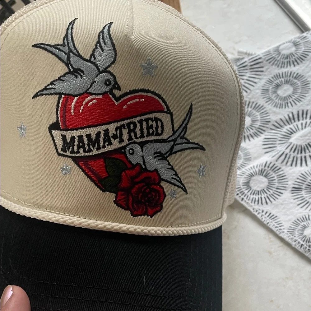 Idyllwind Cream and Black Trucker Hat - Picture 7 of 7